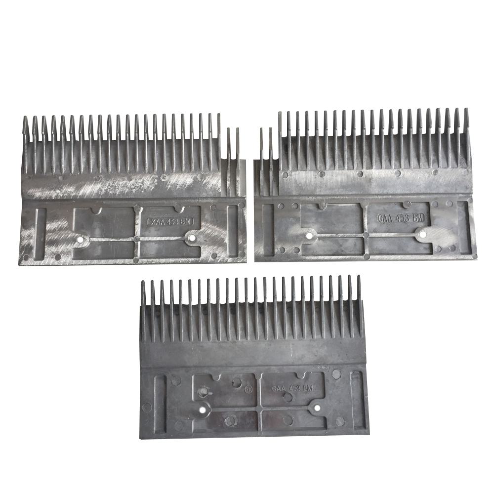 Xizi Otis Escalator Aluminum Comb Plate XAA453BM Reduced‑Tooth Replacement Part