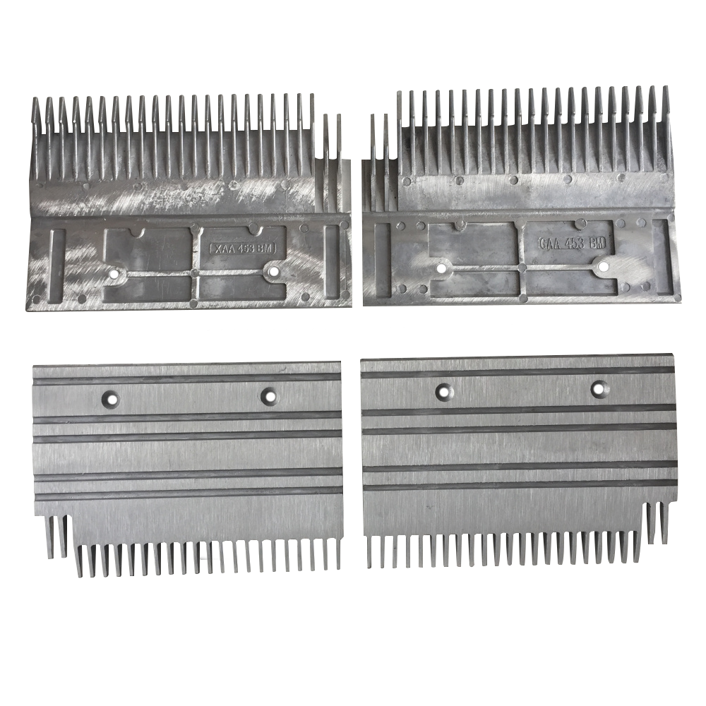 Xizi Otis Escalator Aluminum Comb Plate XAA453BM Reduced‑Tooth Replacement Part
