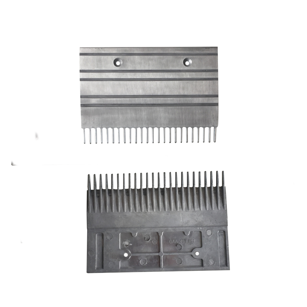 Xizi Otis Escalator Aluminum Comb Plate XAA453BM Reduced‑Tooth Replacement Part