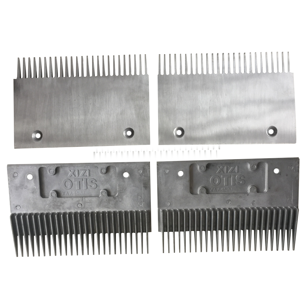 Xizi Otis Moving Walk Aluminum Comb Plate XAA453J, 23/25‑Tooth Replacement Spare Part