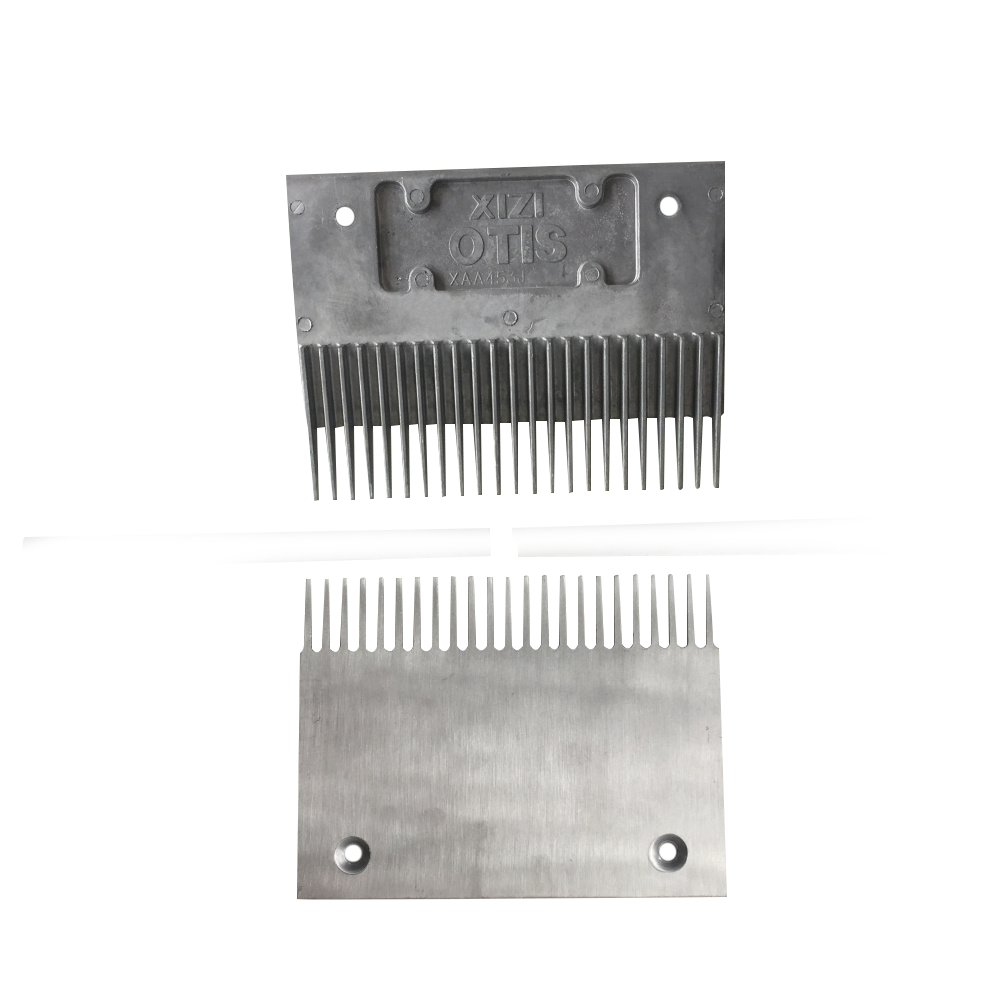 Xizi Otis Moving Walk Aluminum Comb Plate XAA453J, 23/25‑Tooth Replacement Spare Part